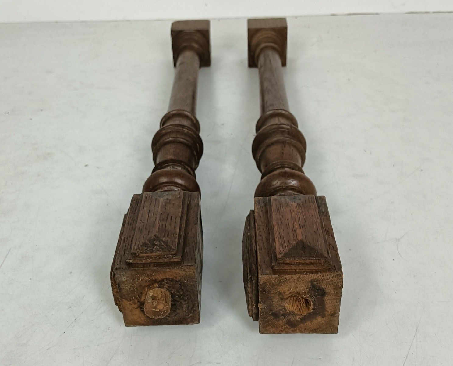 Couple  Antique Hand Carved Wood Reclaimed Corbels Architectural Finial Salvaged photo buy