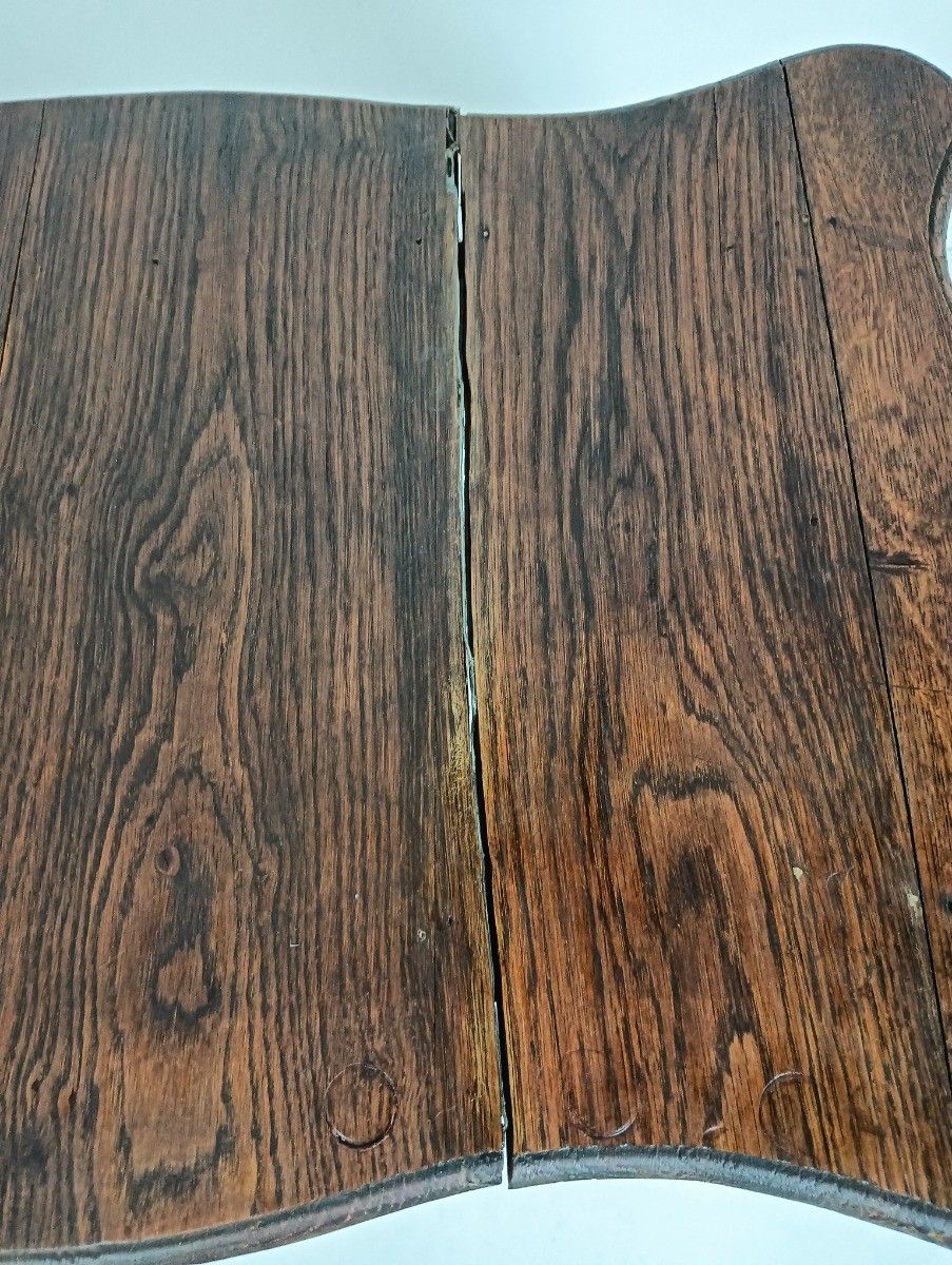 Antique Small Side Coffee Occasional Table Carved Wood Barn Farmhouse Style photo Furniture