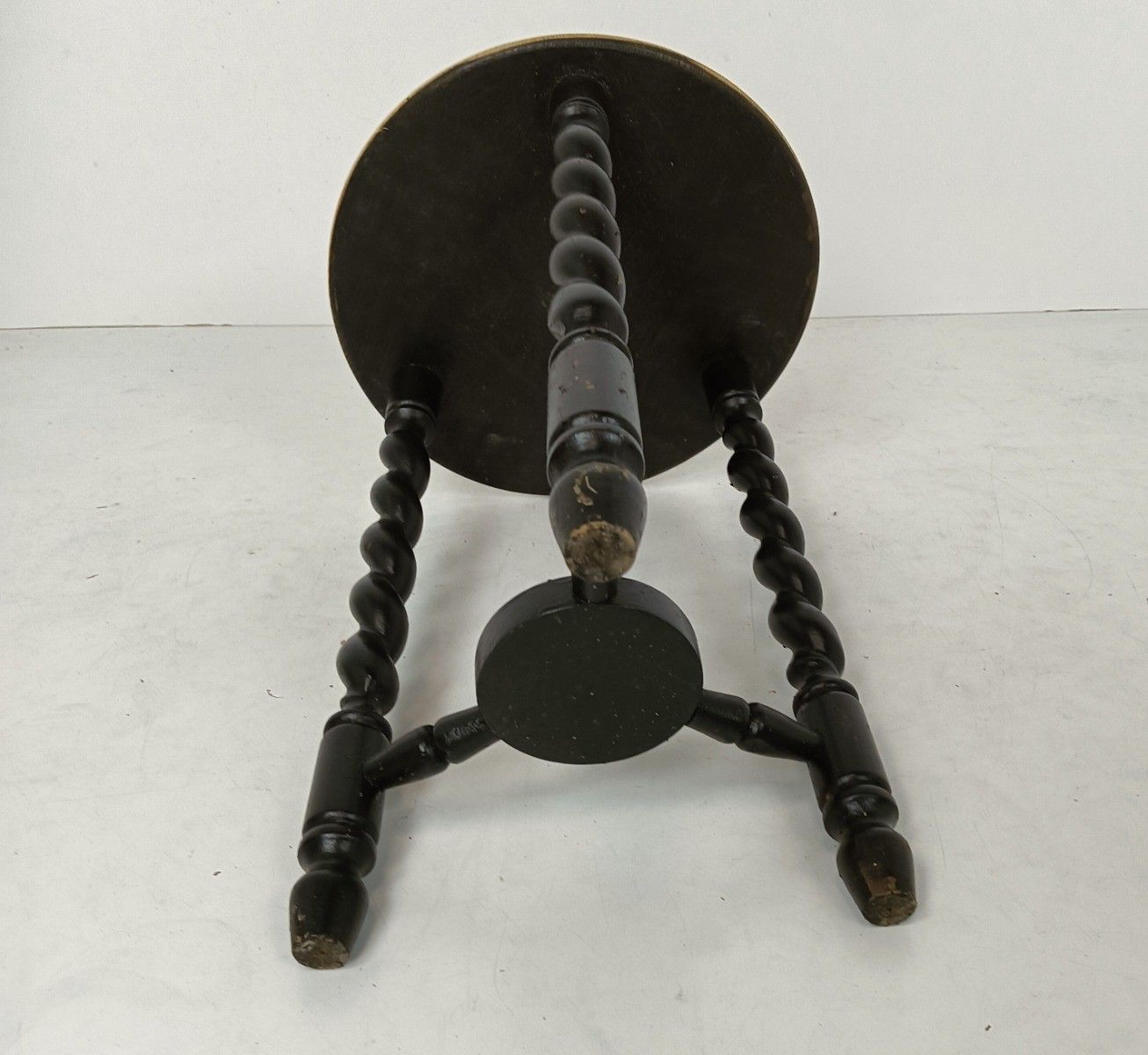 Furniture Barley Twist Wooden Side Wine Table Pedestal Plant Bonsai Stand Two Tier Barn Co photo