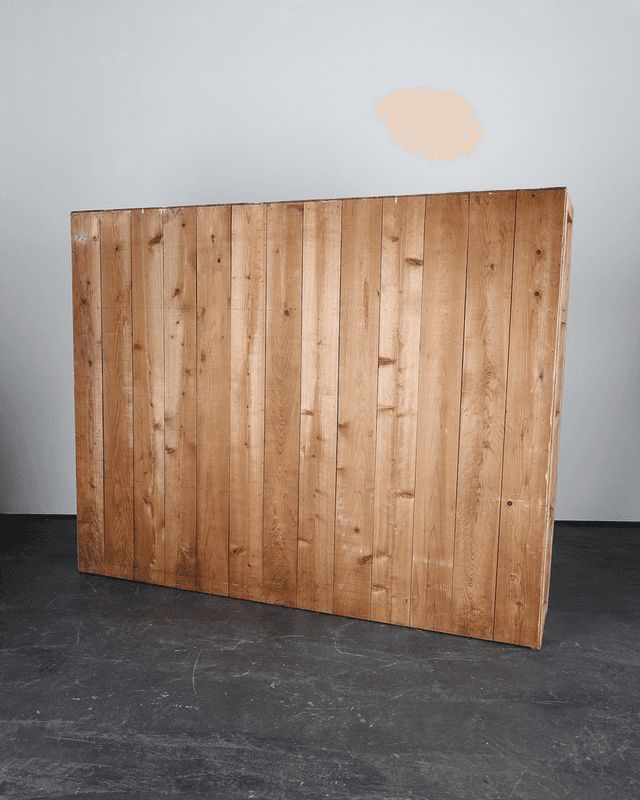 Xl Japanese Taisho Period Cedar Shelving Unit photo vinterior
