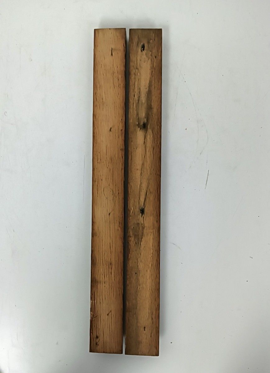 Pair Antique French Carved Oak Reclaimed Architectural Trim Pediment Salvaged Or photo buy