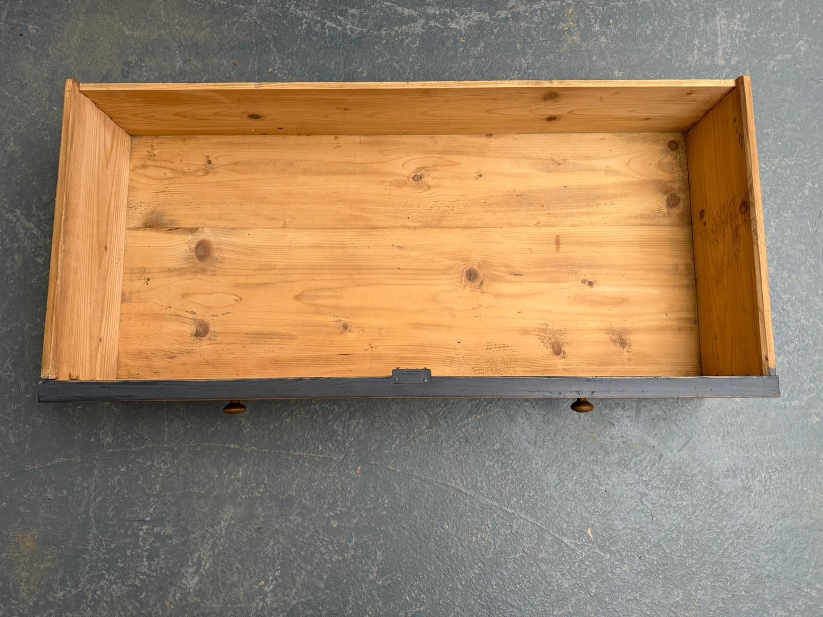 photo for sale A Genuine Pine Victorian Light Grey Massive 5 Drawer Chest Of Drawers