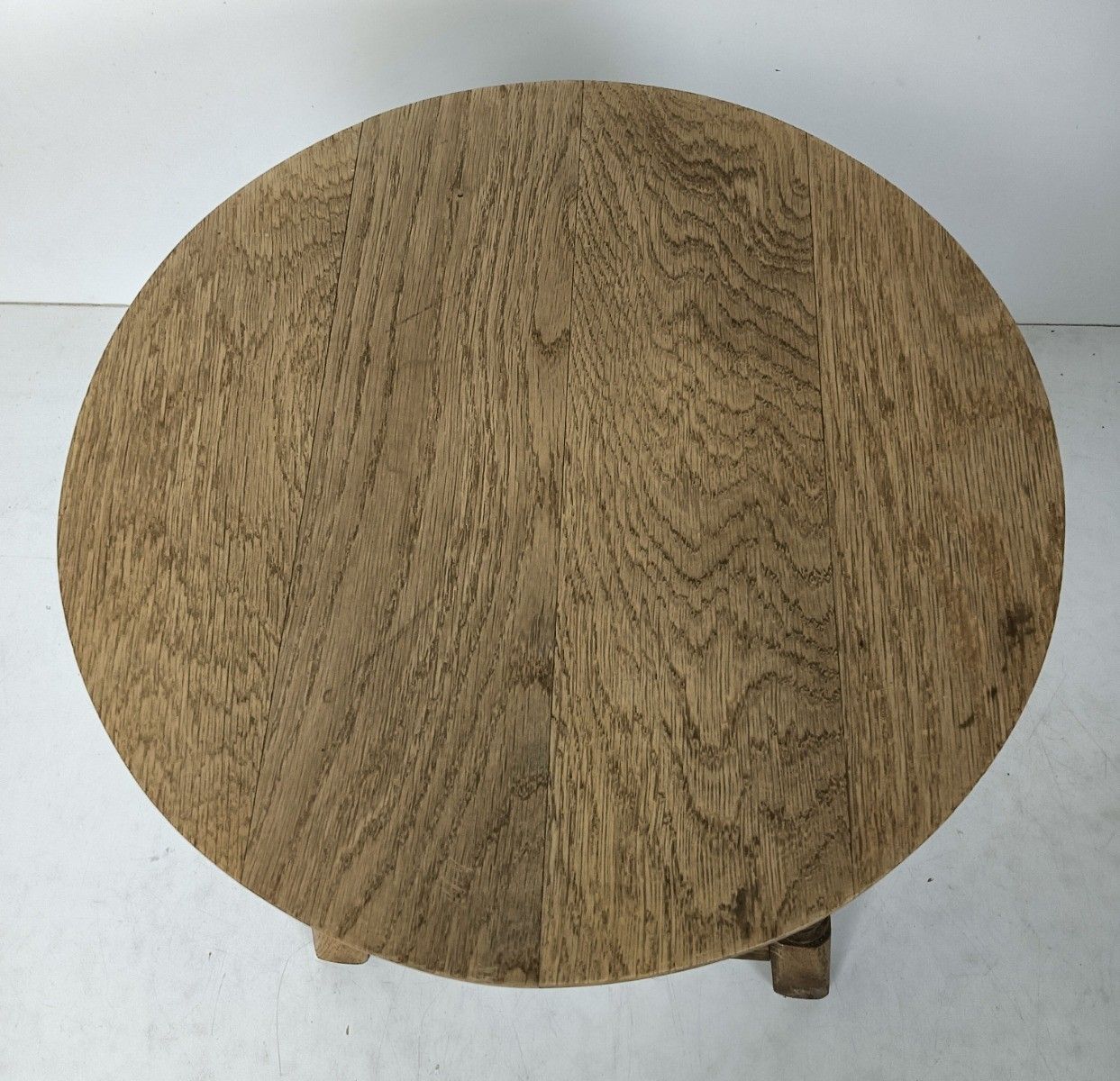 Antique Barn Style Plant Stand Pedestal Side Table Carved Wood Rustic Milking St photo 268.0