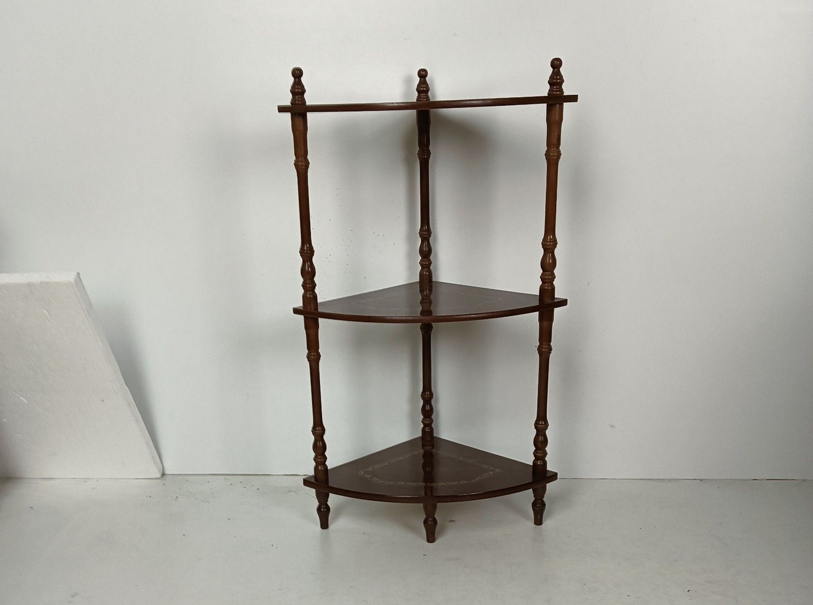 Furniture Pedestal Display Side Table Plant Stand Italian Lackered Wood Vintage Display Et photo