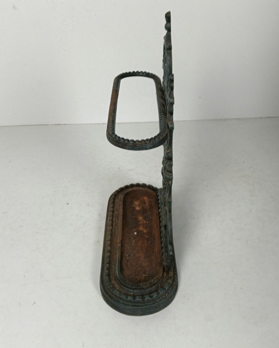 Antique Victorian Cast Iron Umbrella Walking Stick Cane Stand photo buy