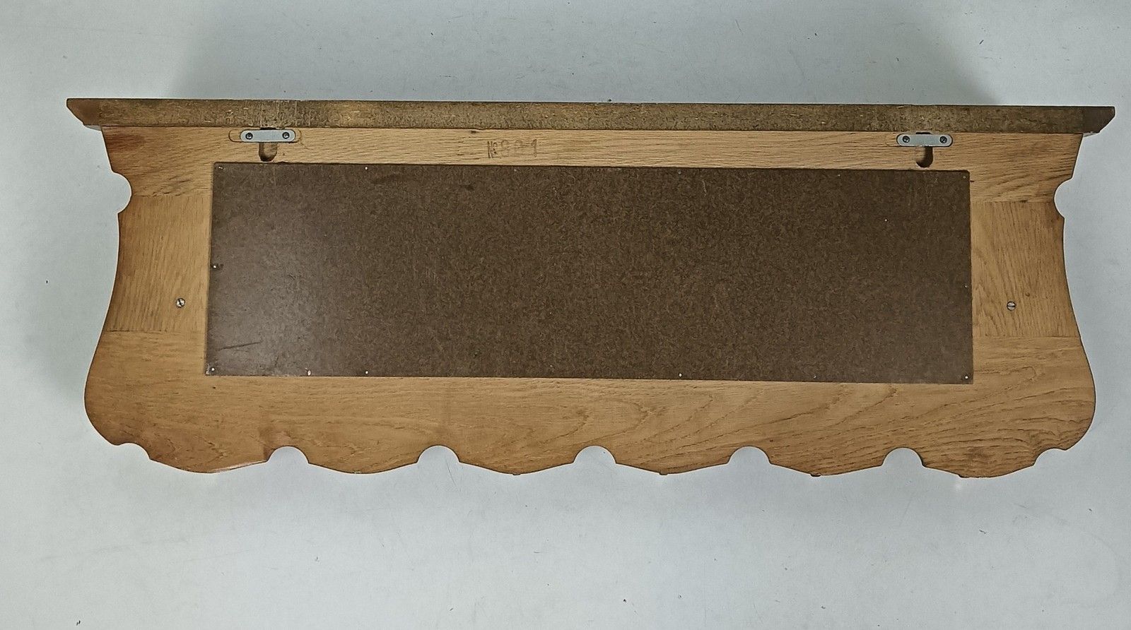 photo for sale Hand Carved Wood Coat Hat Rack Breughel Style Brueghel Brass Plaques Vintage