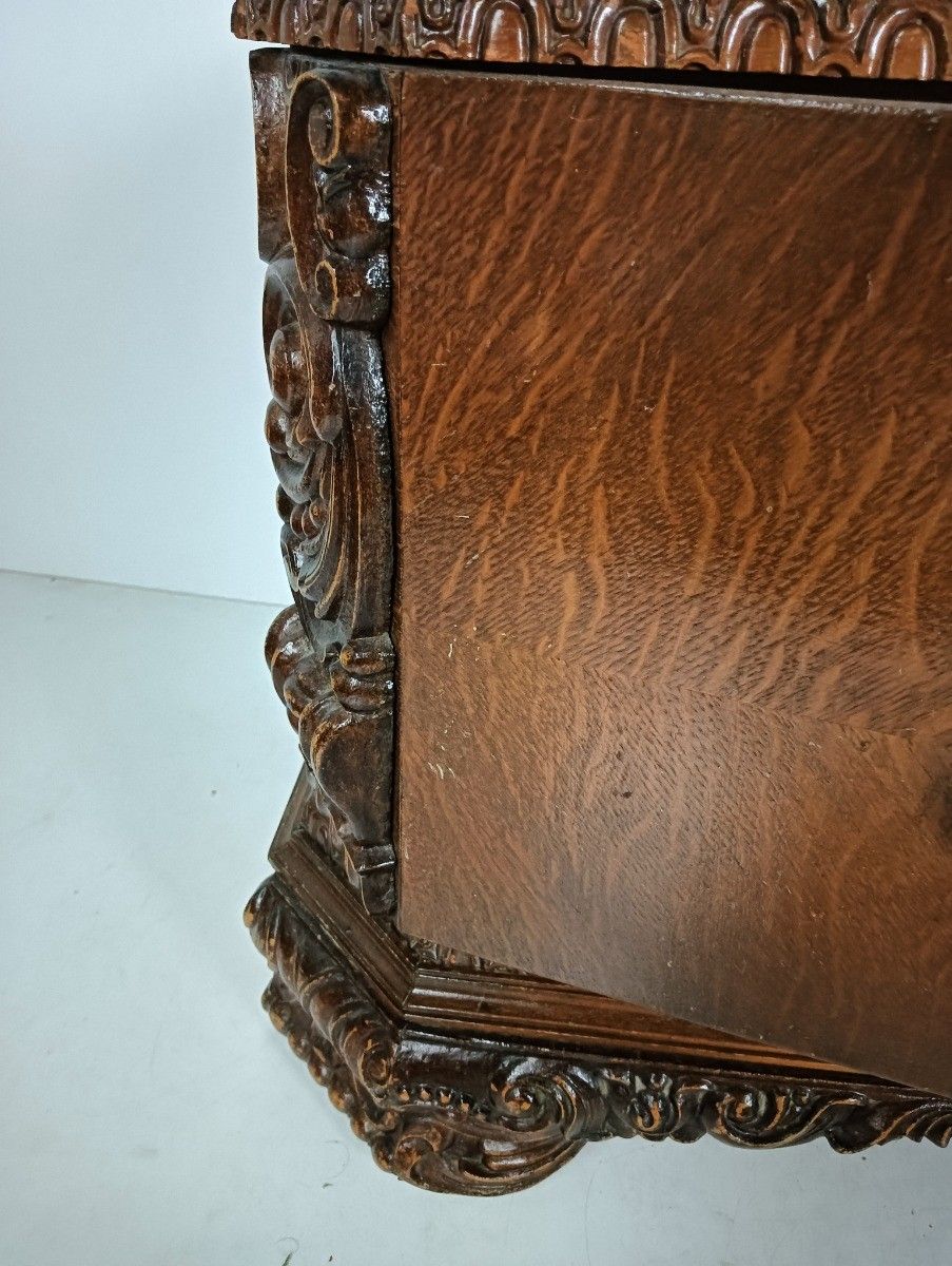Antique Art Deco Nightstands End Tables Dressers 20s 30s Vanity Cabinets  Wood P photo vinterior