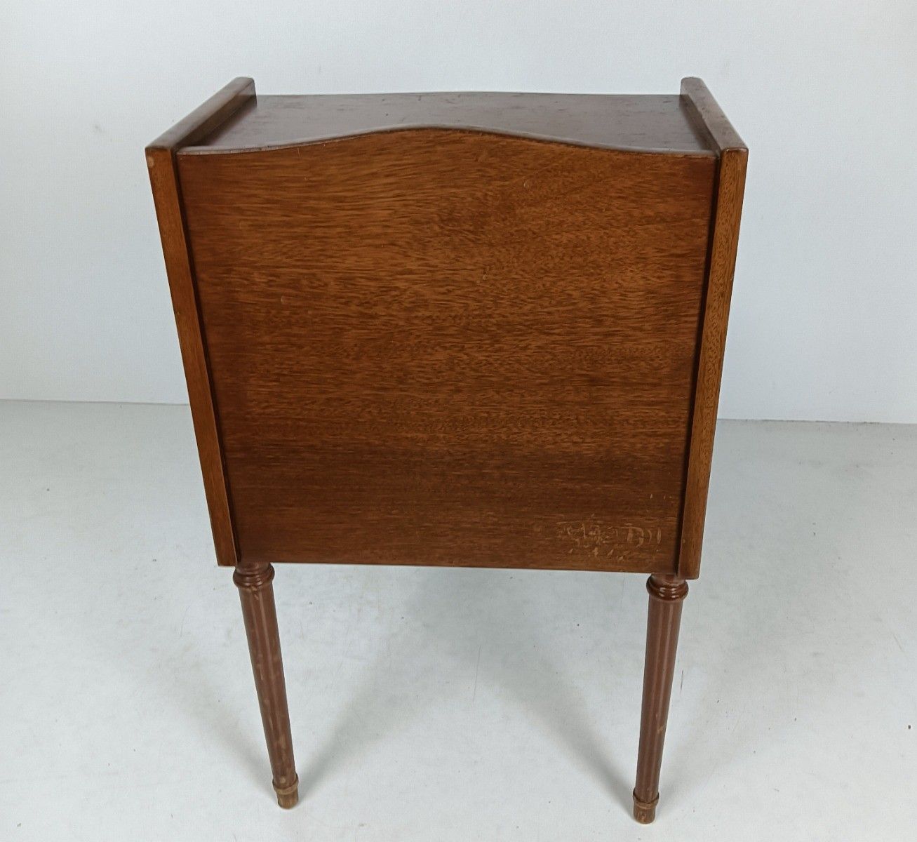 Furniture Vintage Long Wooden Nightstand End Table Bedroom Cabinet Very Special photo