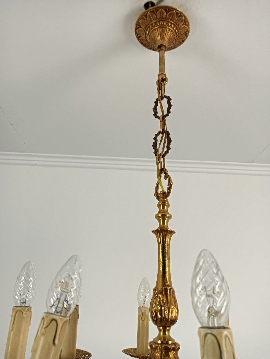 Gothic Ornate Brass 8 Arms Lights Chandelier Revival Dragons Griffins photo 1073.0