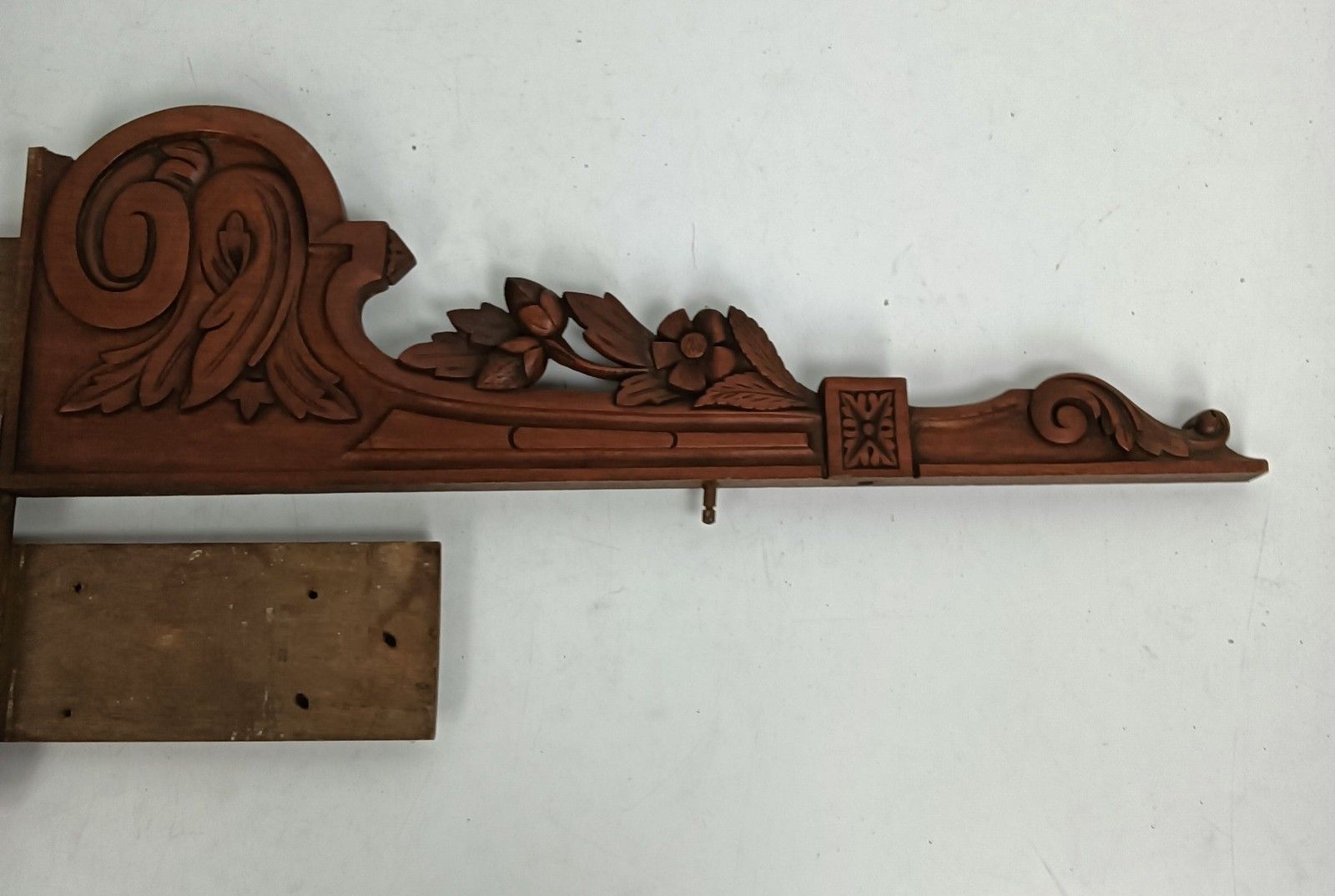 Xl Antique Wooden Hand Carved Ornate Corbels Pediments Finials Brackets photo Home Decor