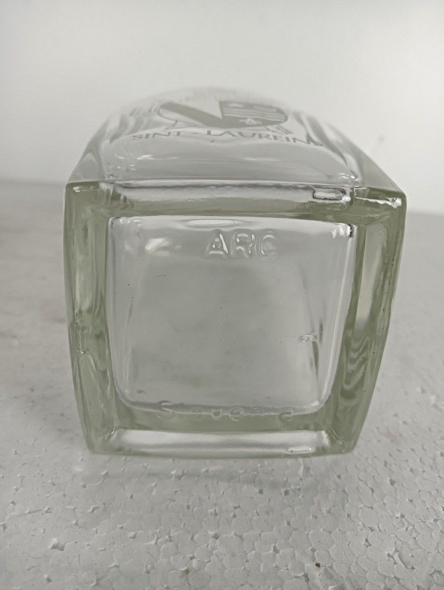 Bottle Decanter Glass Church Watervliet Belgum Bottle Made In Slovenia photo buy