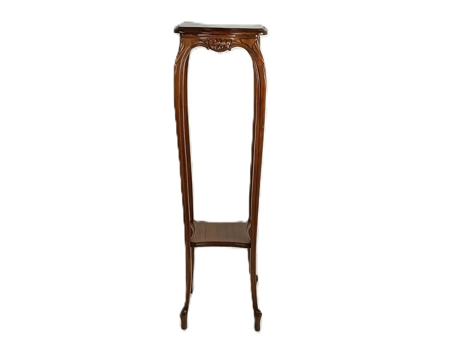 Art Nouveau Pedestal Table Plant Flower Stand Side Table 2 Tier Antique Louis XV