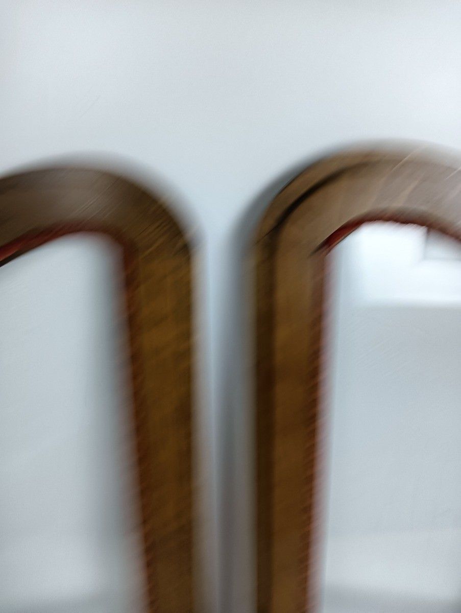 Pair Antique Door Panels Wood Glass Tall Pair 1920s Reclaimed Architectural photo vinterior