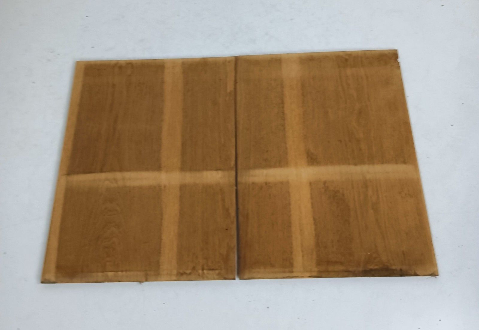 Antique Pair Of Side Panels For Cabinet Wood Reclaimed Salvaged photo for sale