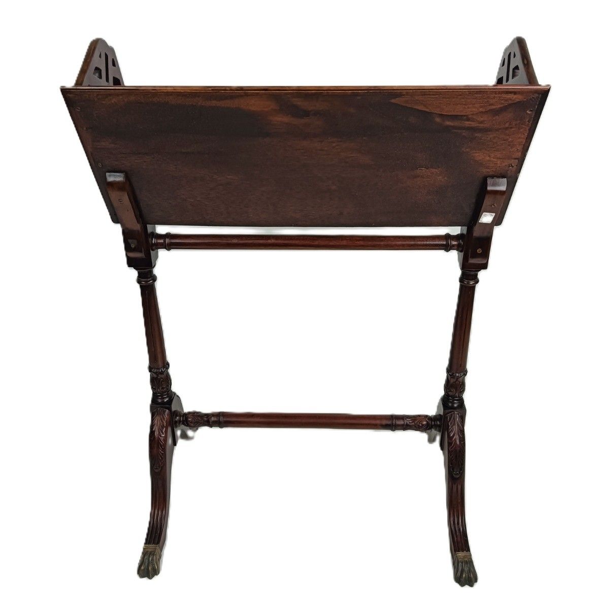 Vintage Book Shelve Stand Storage Sewing Box Side  Wood Indonesia photo vinterior