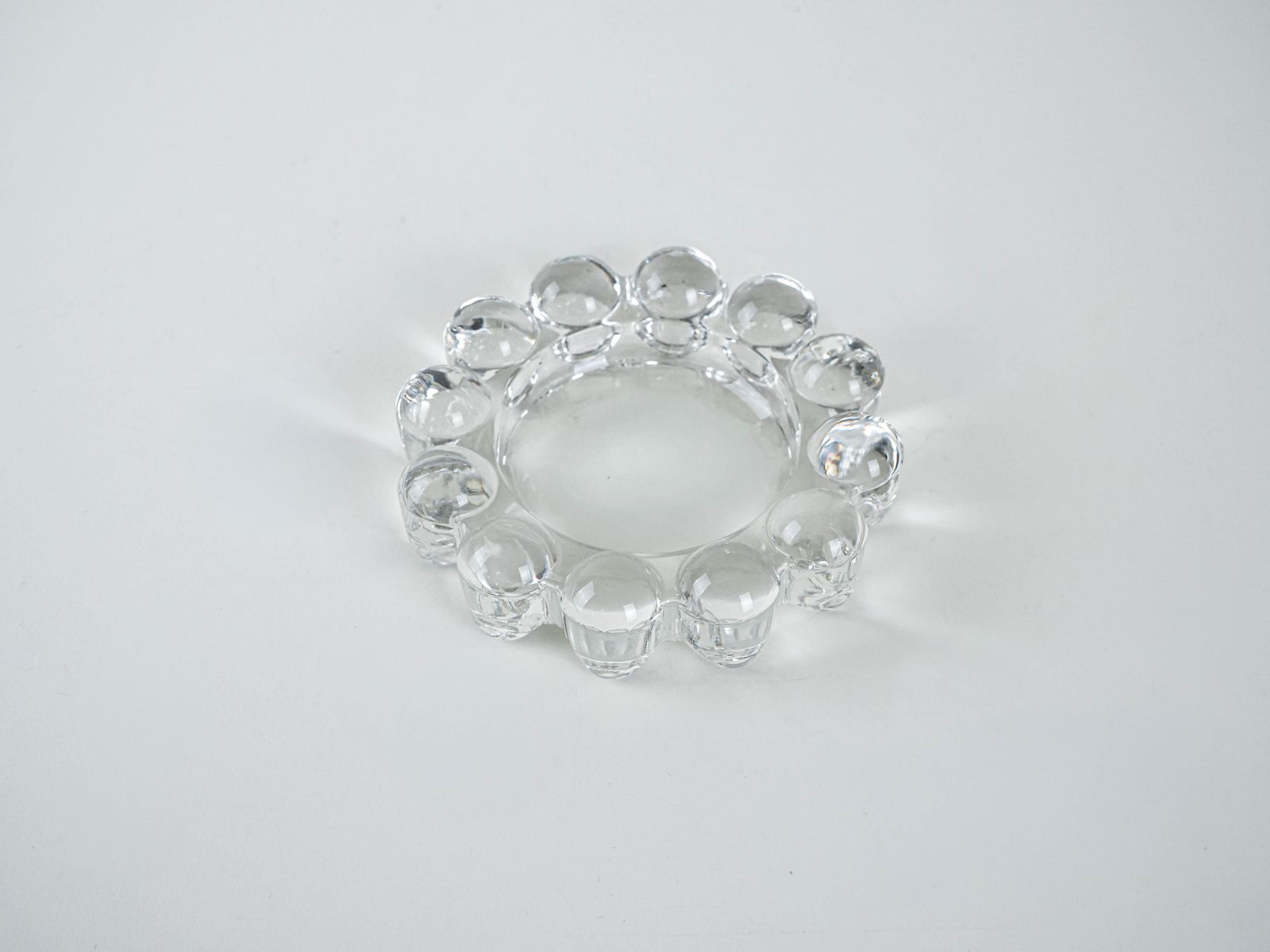 Glass Candle Holder, Danish Design, 1970s, Made In Denmark photo Home Decor