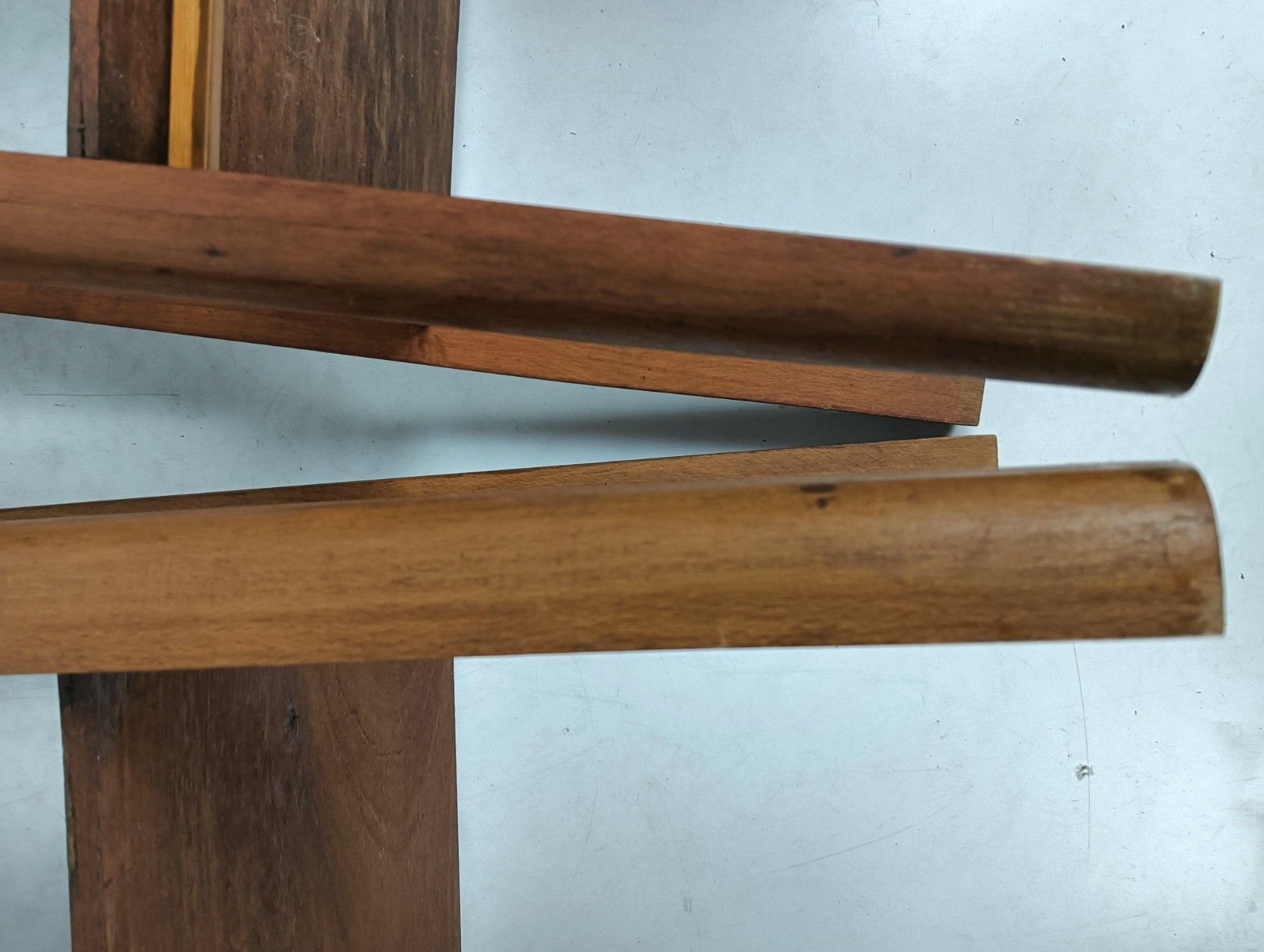 Couple Of Oak Stylish Plant Stands Pedestals Side Tables Two Tiers Vintage photo vintage
