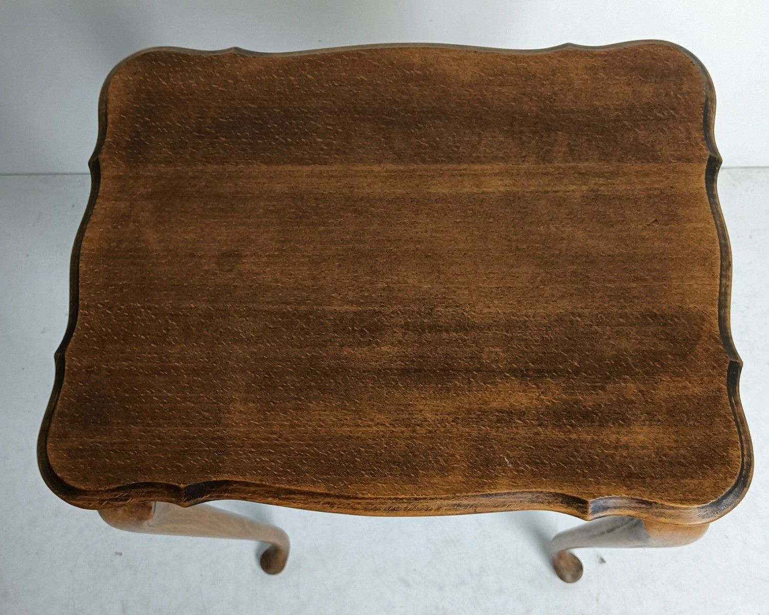 Louis XV Style Coffee Occasional Side Table Carved Wood  Vintage photo vinterior