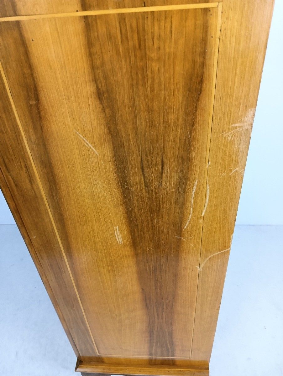 Vintage Chest Of Drawers Archive  Cabinet Hallway End Table Nightstand Wood Loui photo vinterior