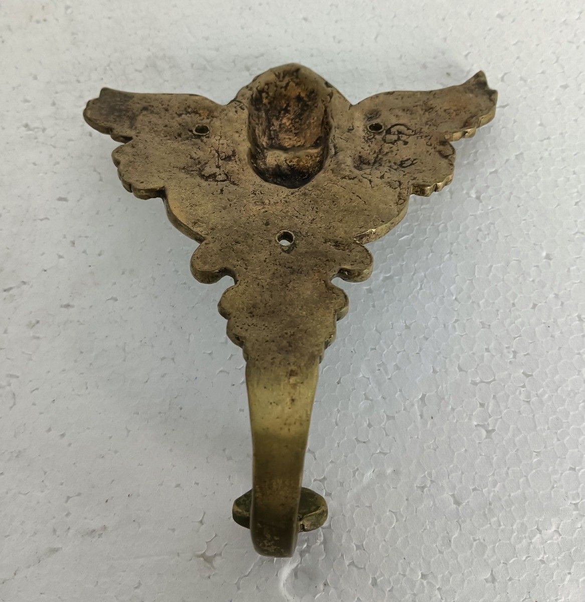 Brass Hooks Architectural Reclaimed Trims Moldings Furniture Set Of 4 Angels Lar photo 108.0