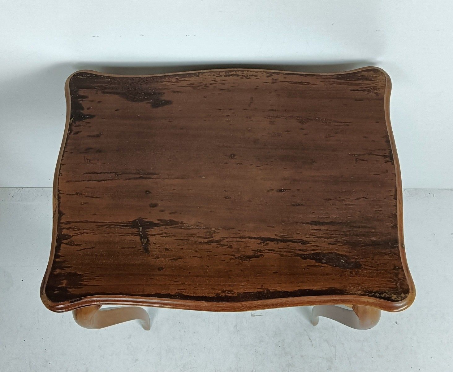 Antique Art Nouveau Wood Sewing Quilting Box Table Cabinet photo Furniture