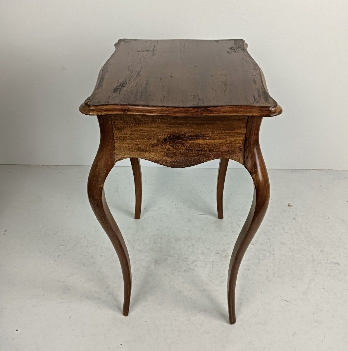 Antique Art Nouveau Wood Sewing Quilting Box Table Cabinet photo 337.0