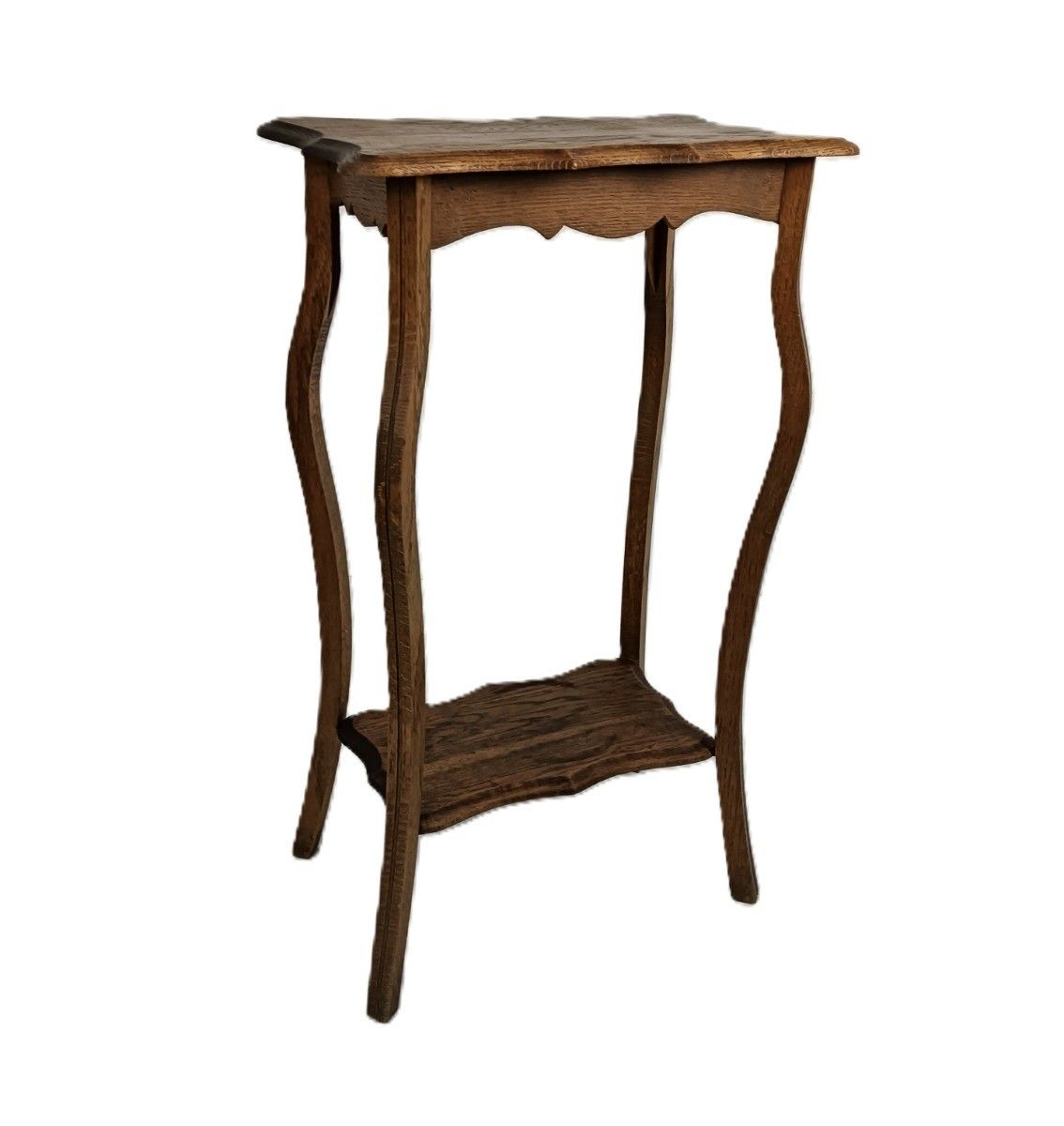 Art Nouveau Side Coffee Table Pedestal Two Tier Plant Stand Bonsai Stand Antiq
