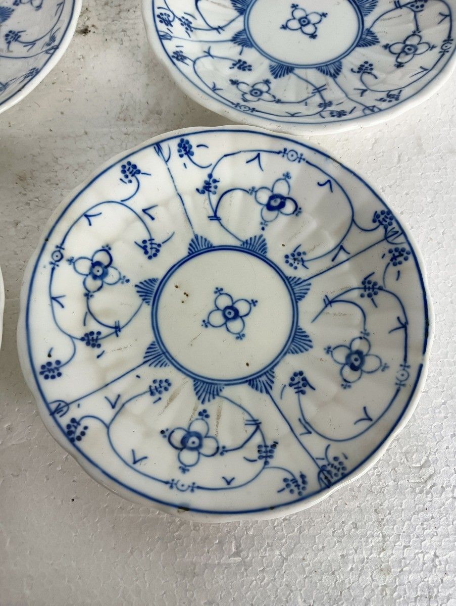 Set Of 8  Cups And Saucers Antique Marked Boch Copenhague, Kopenhagen 16 Pieces photo 179.0