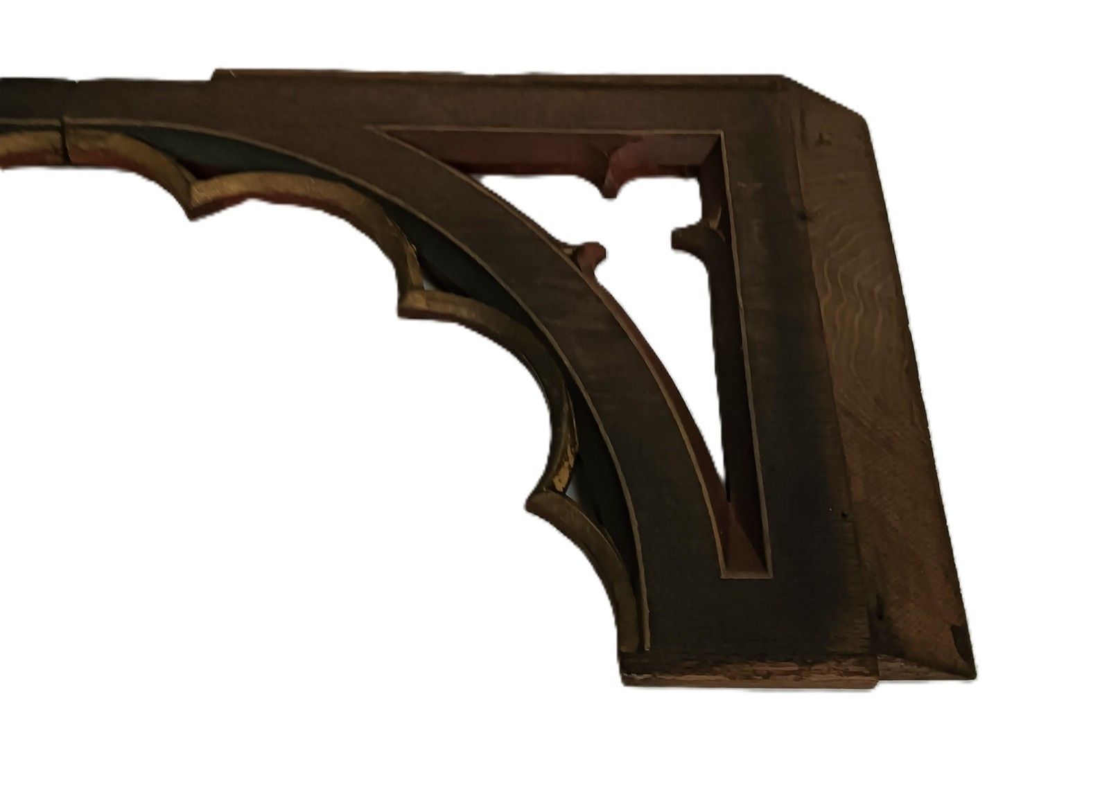 Pair Gothic Carved Wood Antique Boards Panels Trims  Pediments Reclaimed Archite photo furniture
