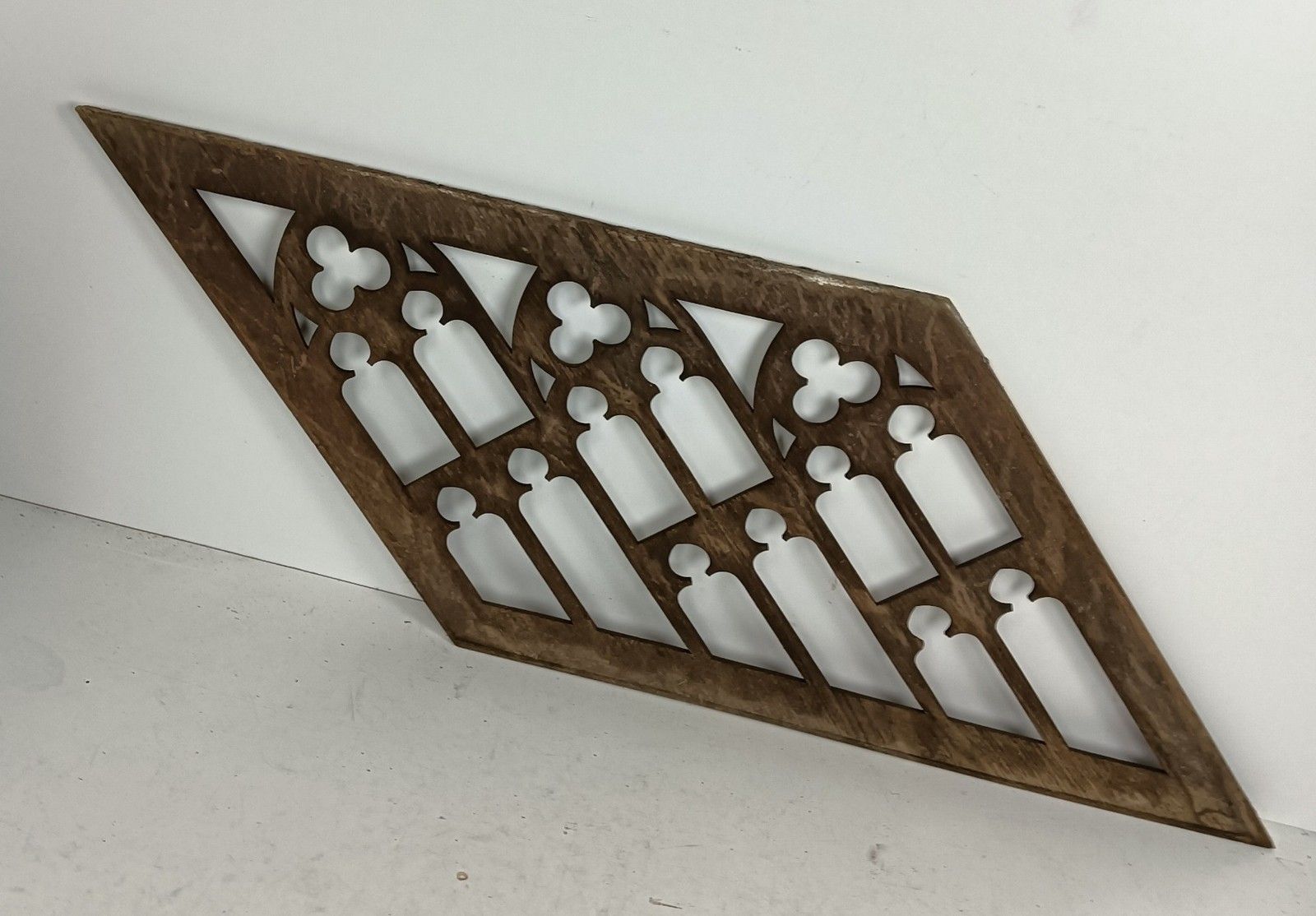 photo for sale Neo Gothic Church Panel Pediment Antique 19th Century Wow Reclaimed Architectura