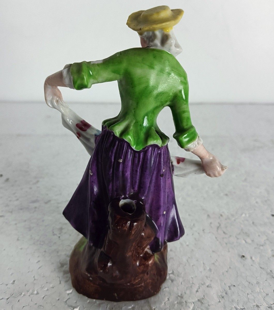 Small Porcelain Figurine Colombine Comedy Johann Joachim Kaendler For Meissen An photo vinterior