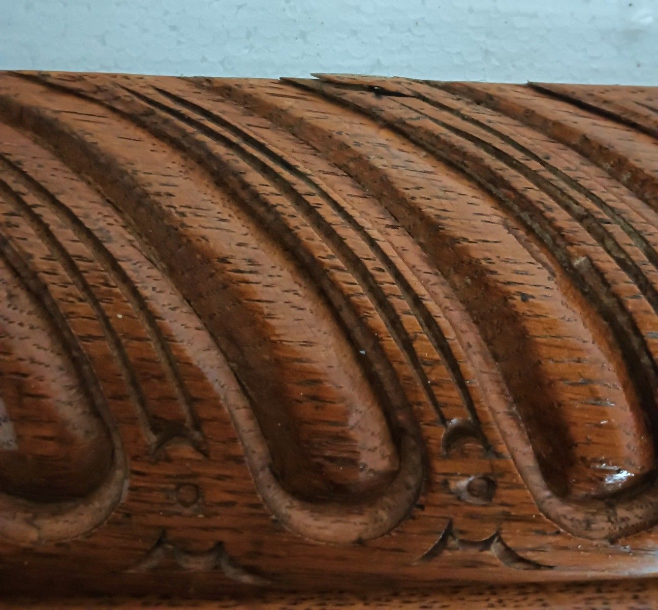 Set Of 2 Trims Corbels Pediments Carved  Wood Reclaimed Antique Salvaged Archite photo for sale