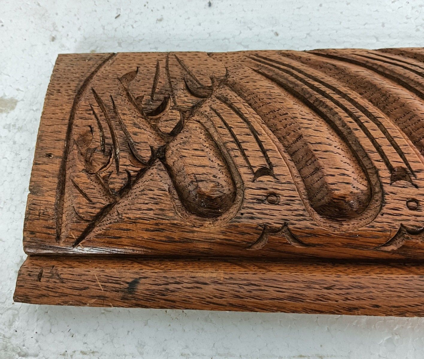Set Of 2 Trims Corbels Pediments Carved  Wood Reclaimed Antique Salvaged Archite photo buy