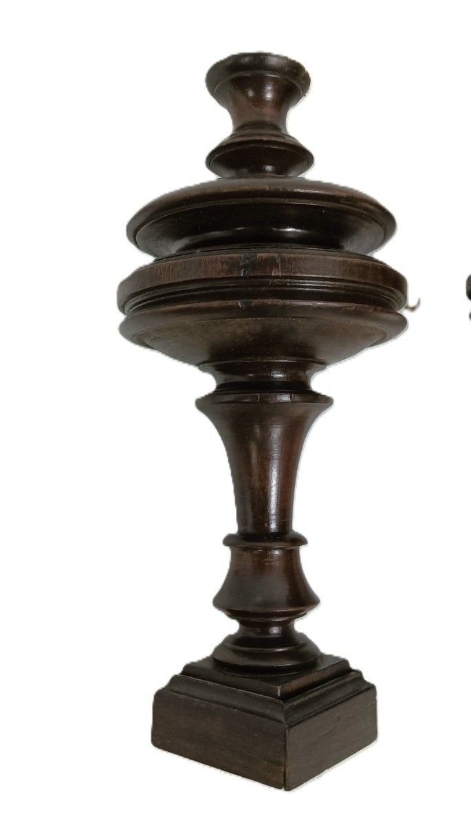 Set Of 4 Reclaimed Carved Wood Large Spindles Balusters Trim Posts Pillars Salva photo 287.0