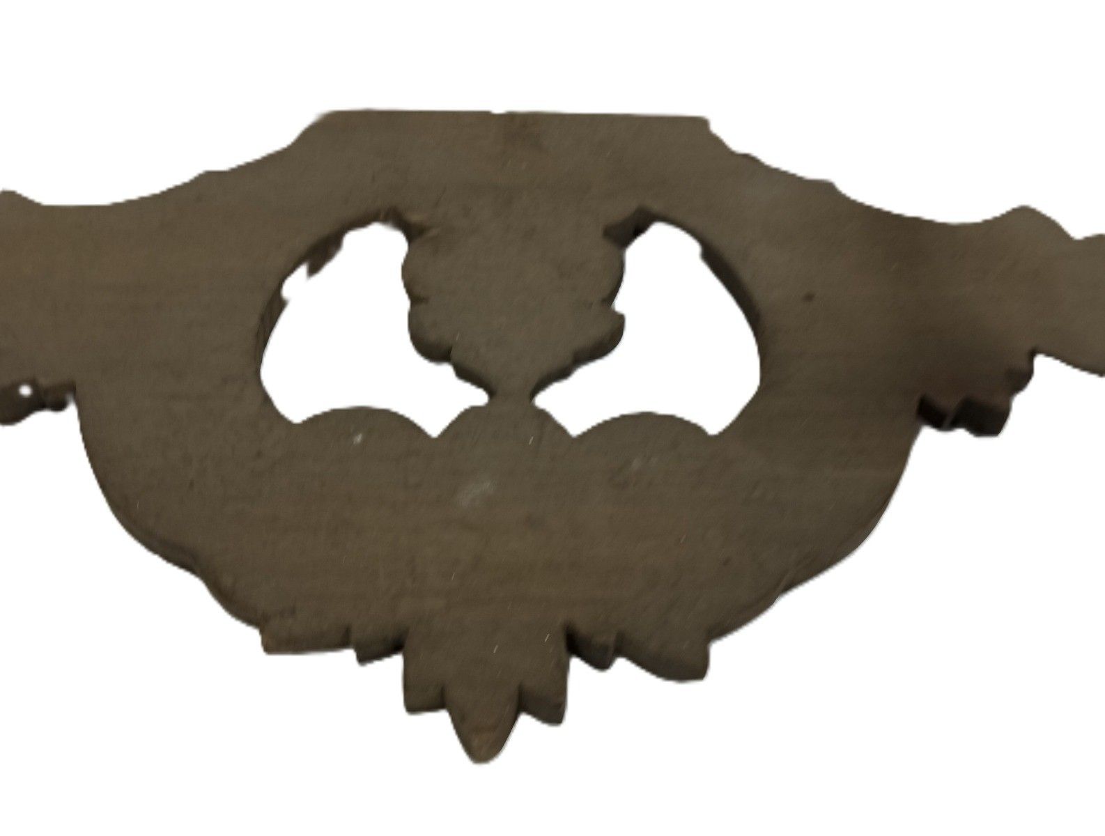 Antique Carved Wooden Pediment Over Door Trim Reclaimed Architectural photo 269.0