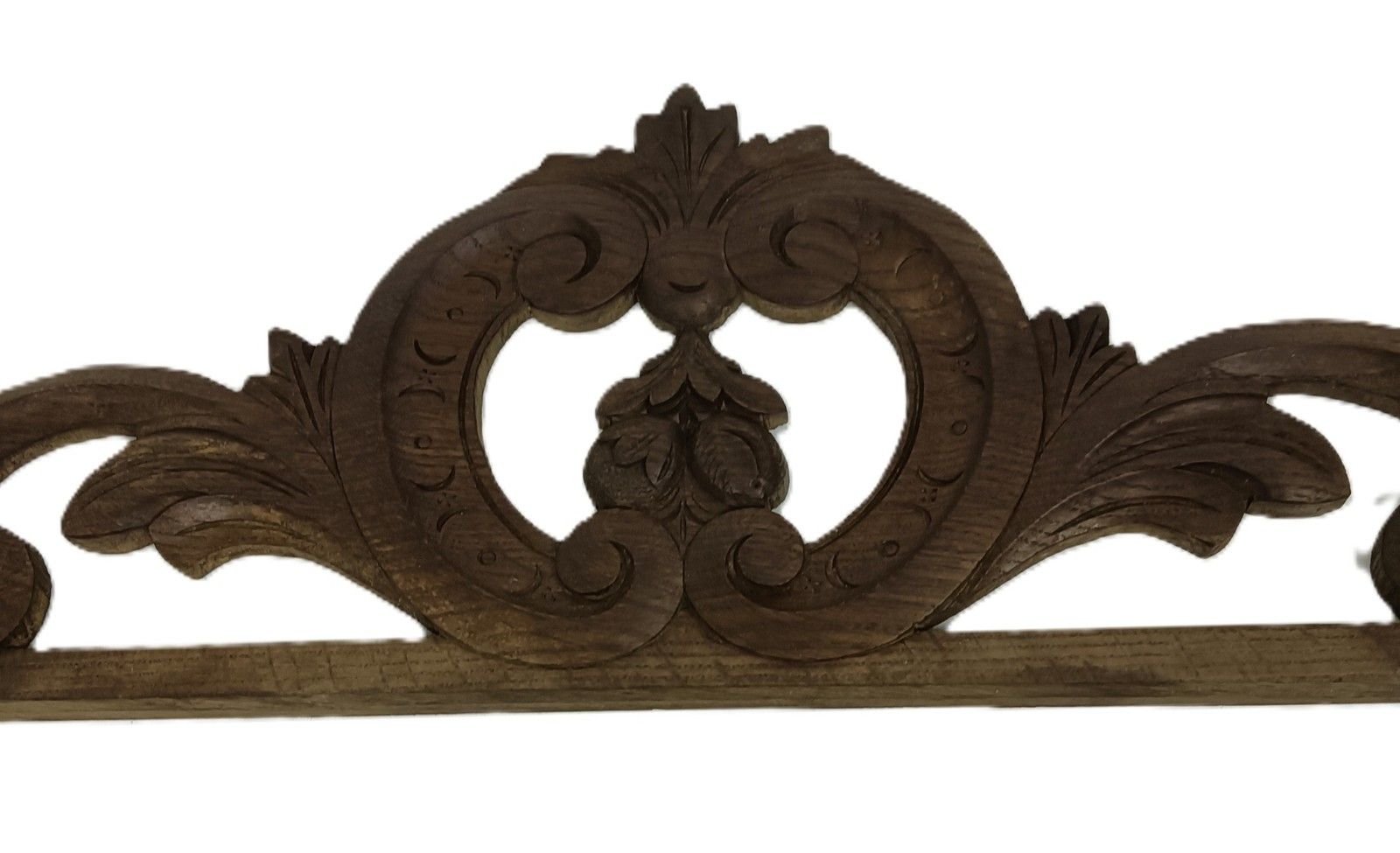 Antique Carved Wooden Pediment Over Door Trim Reclaimed Architectural photo buy