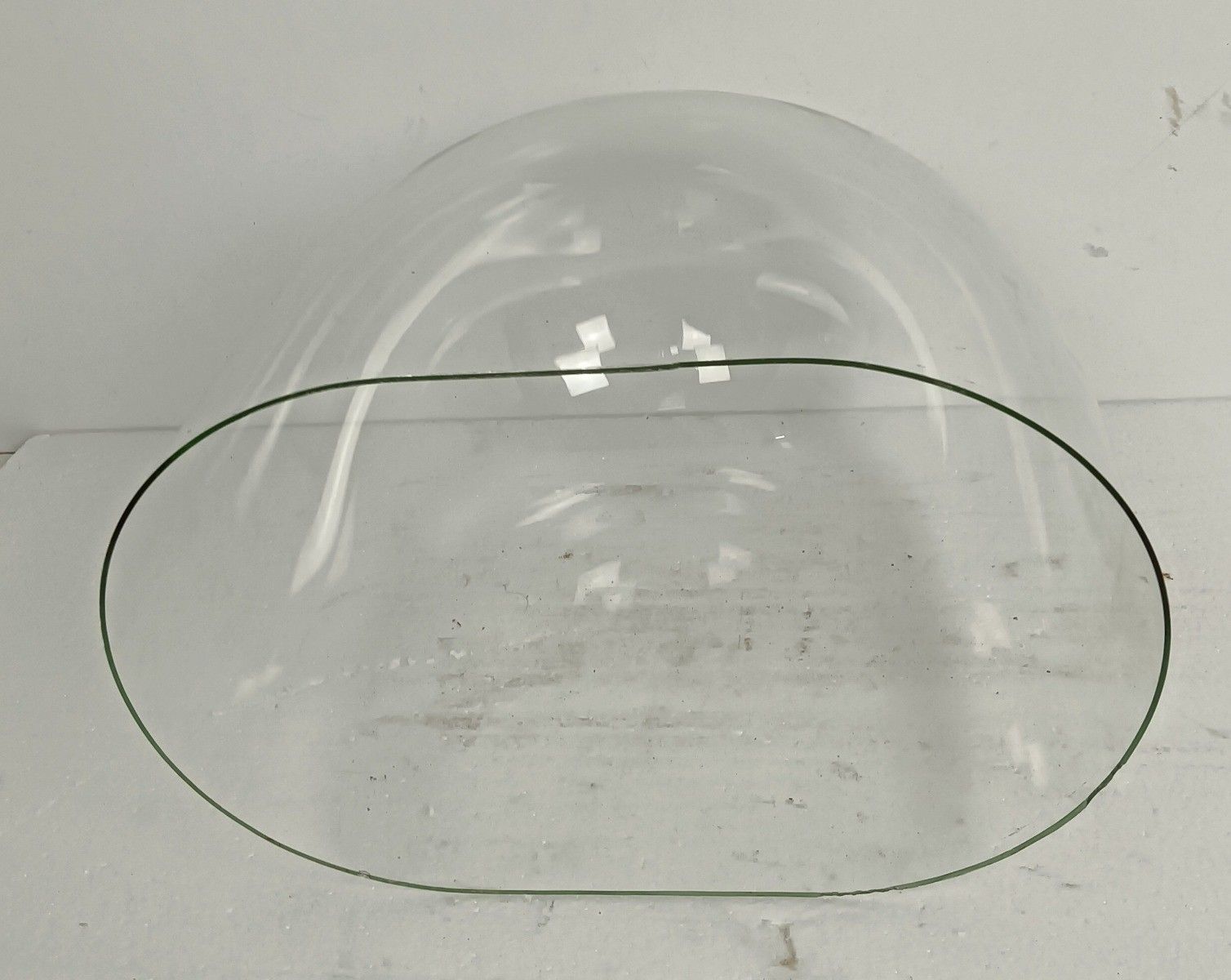 photo furniture Antique Oval Dome With Hand Made By Clarisse Nuns Wax Madonna Infant Jesus Beehi
