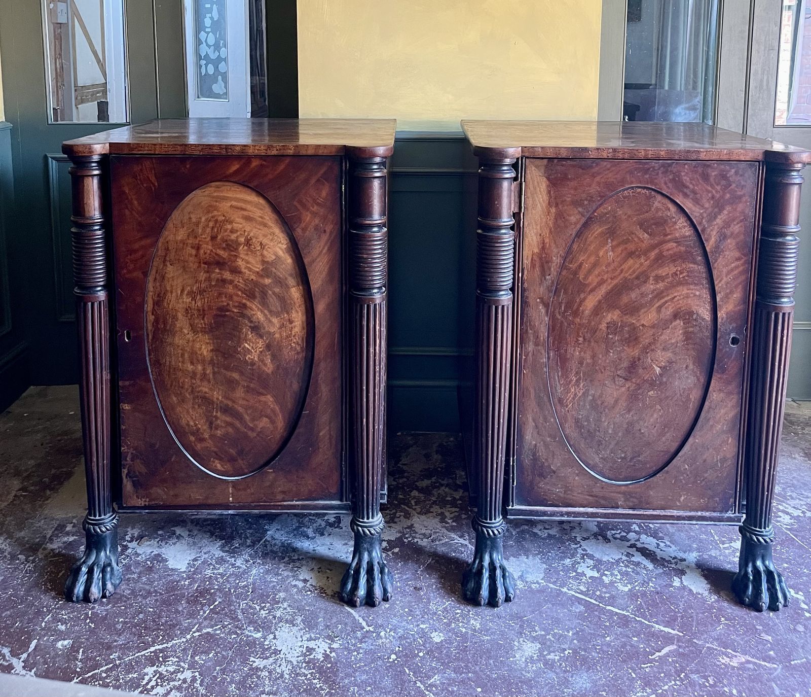 A Pair Of 19th Century Pedestal Cupboards
