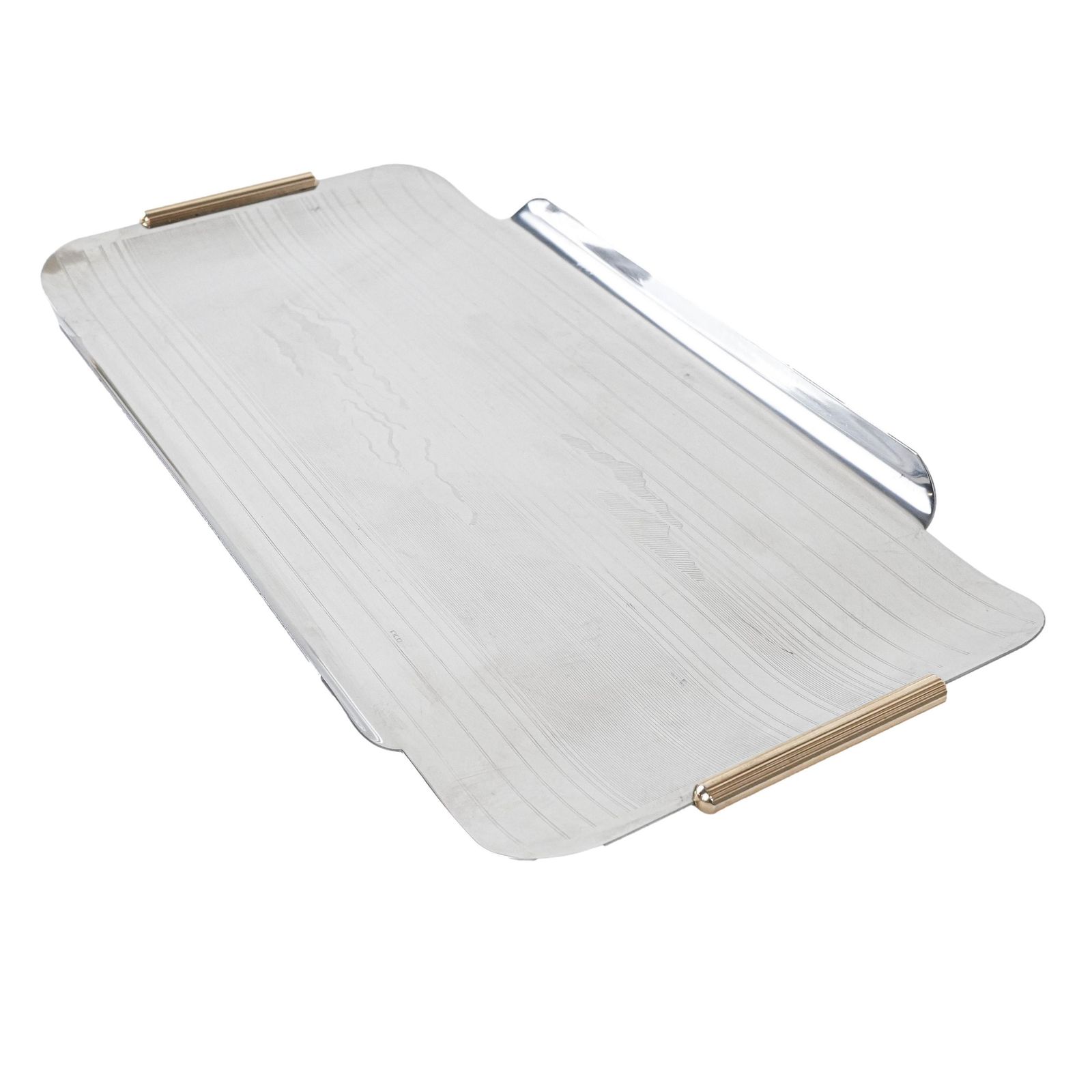Stainless Steel Tray, Italian Design, 1970s, Made In Italy