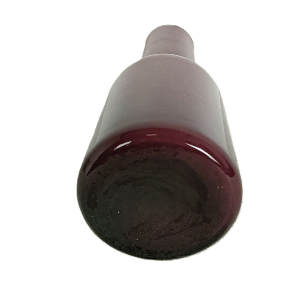 Vintage Ccc Opaline Glass Purple Vase Italy Cased Glass photo Home Decor