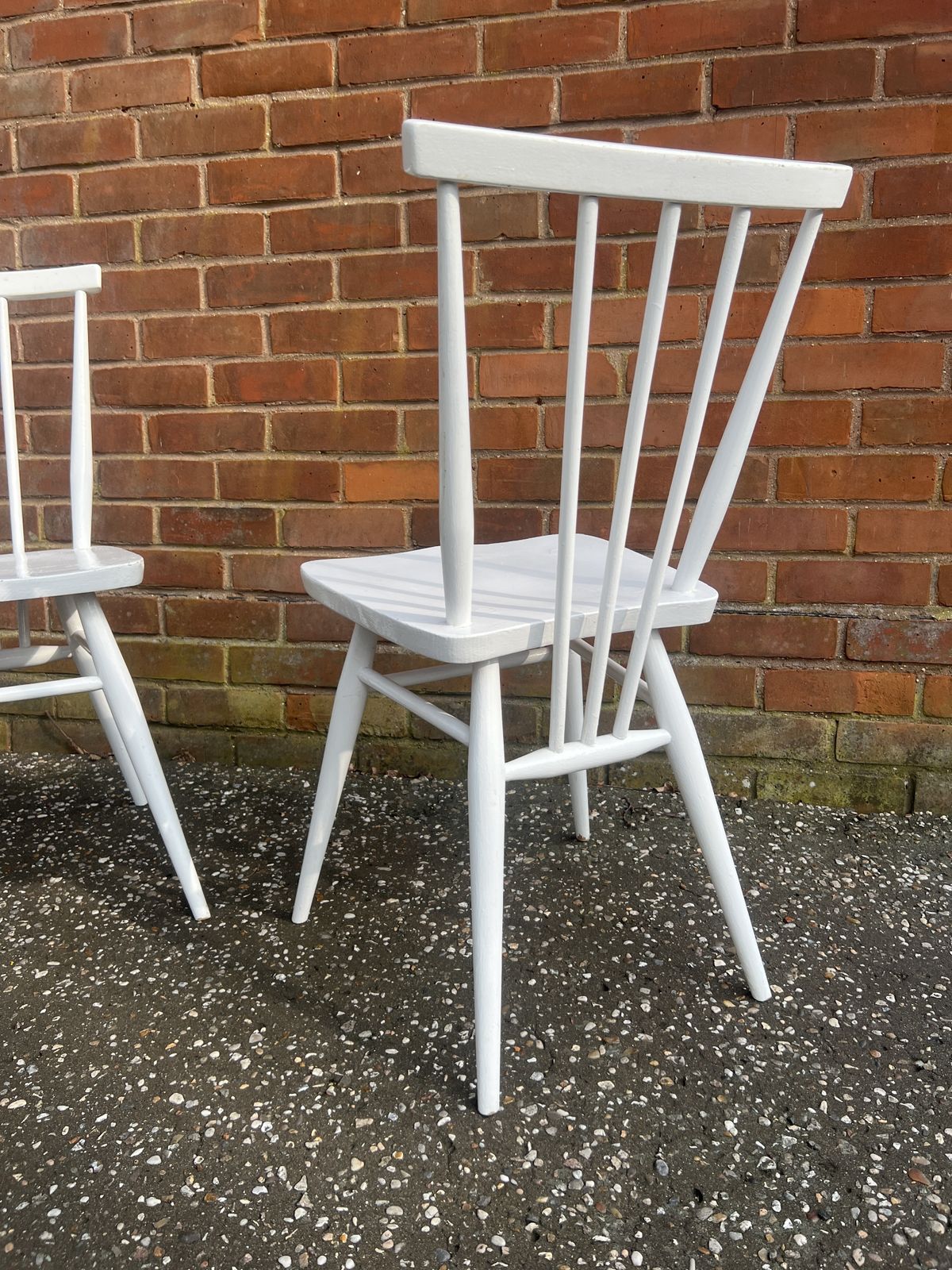 Vintage Pair Of 1960s Ercol 391 Dining Chairs photo Furniture