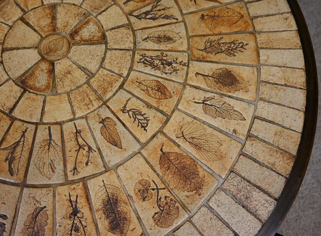 2370.0 Coffee Table Signed R. Capron, Les Herbiers Collection, Vallauris – 1960 photo