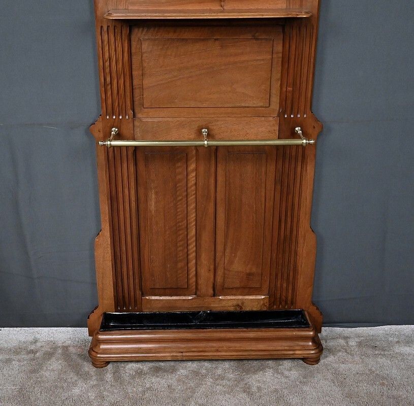 Furniture Oak Coat Rack/Cloakroom – 1900 photo
