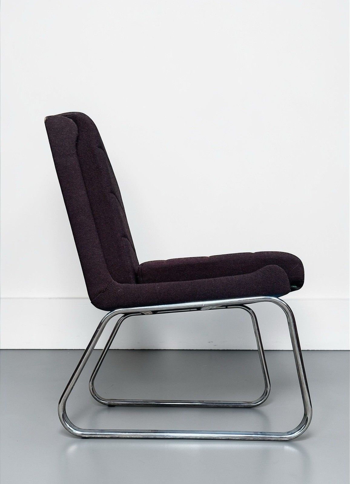 Gordon Russell Chrome And Fabric Lounge Chair Easy Chair Mid Century C1970s Rare photo 295.0