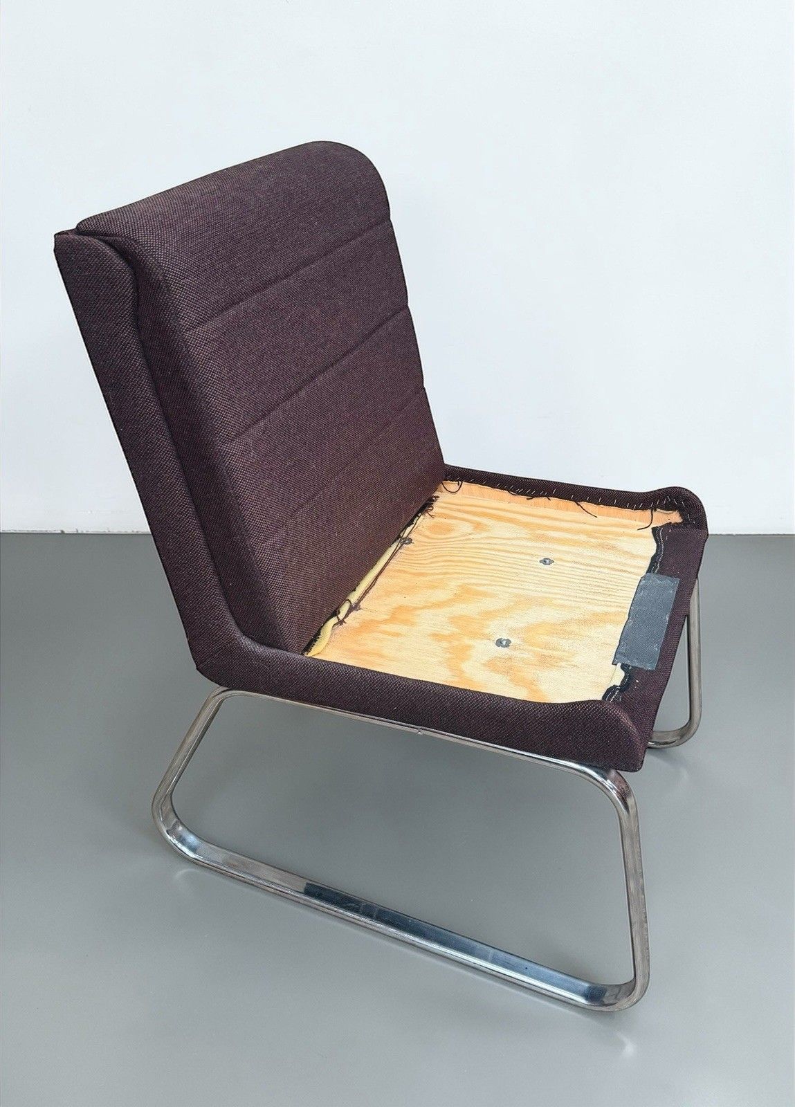 photo furniture Gordon Russell Chrome And Fabric Lounge Chair Easy Chair Mid Century C1970s Rare