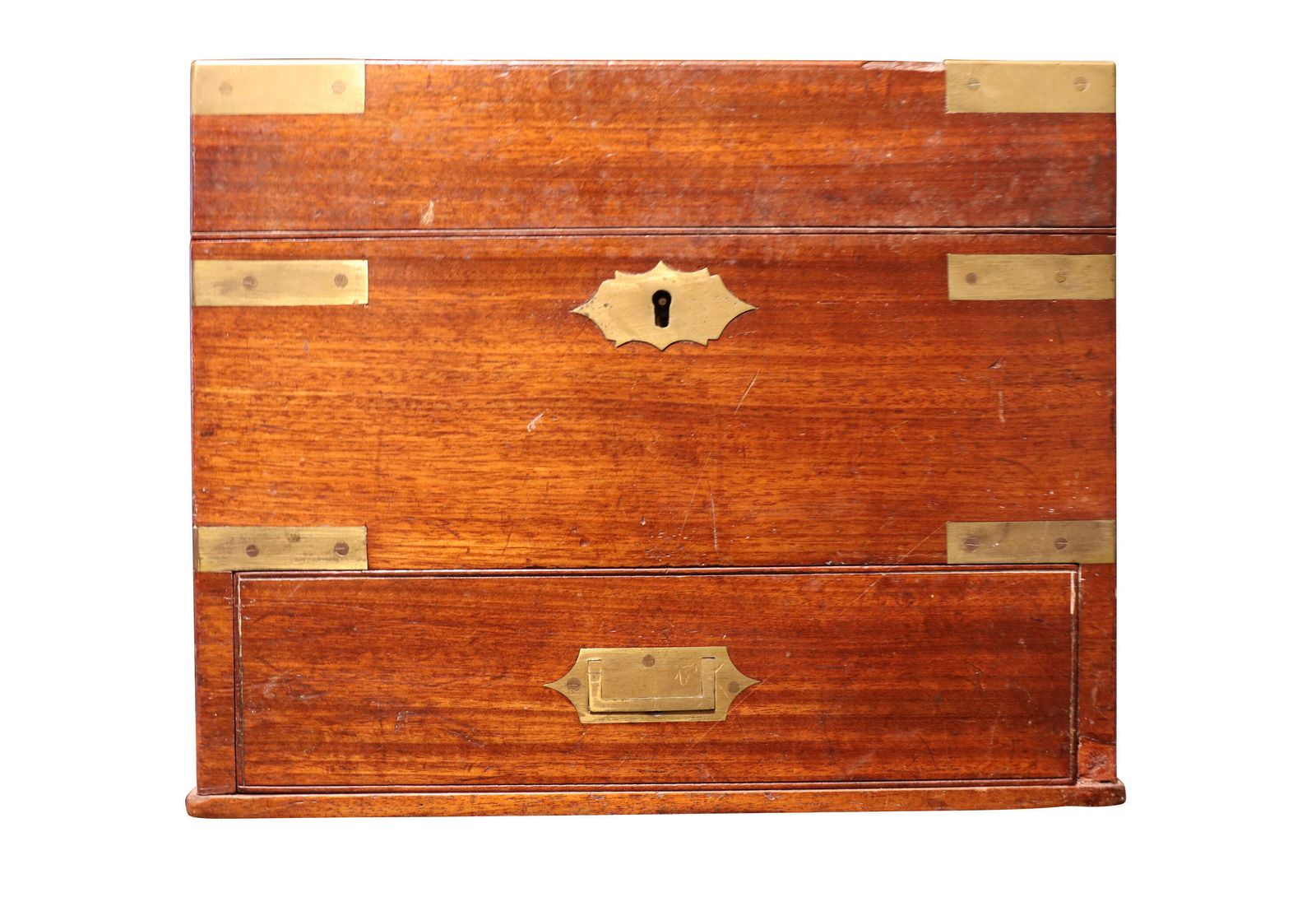 Early 19th Century Mahogany Apothecary Travelling Case With Bottles & Drawer, Circa 1820 photo Home Decor