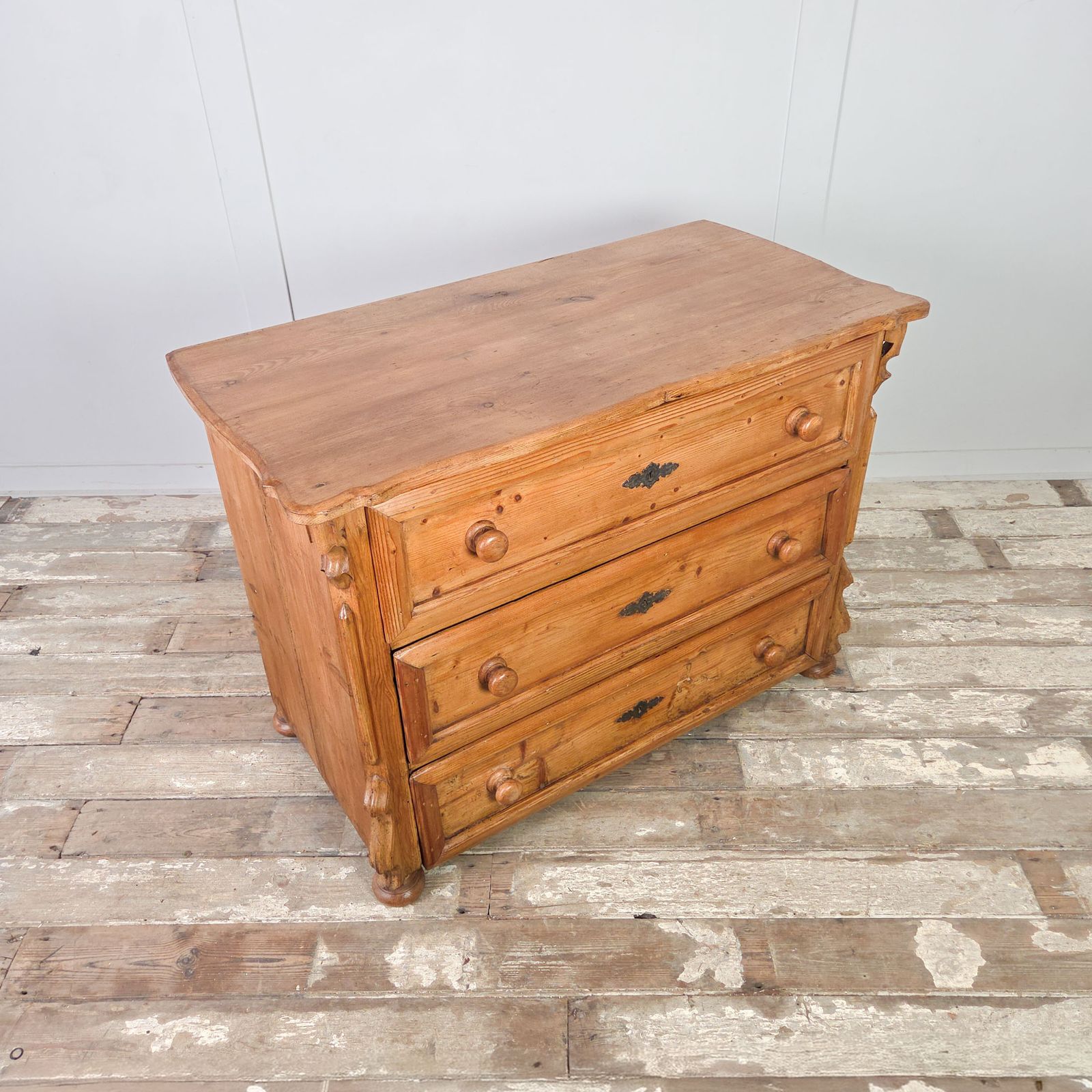 photo for sale Antique Pine Chest Of Drawers Country Style