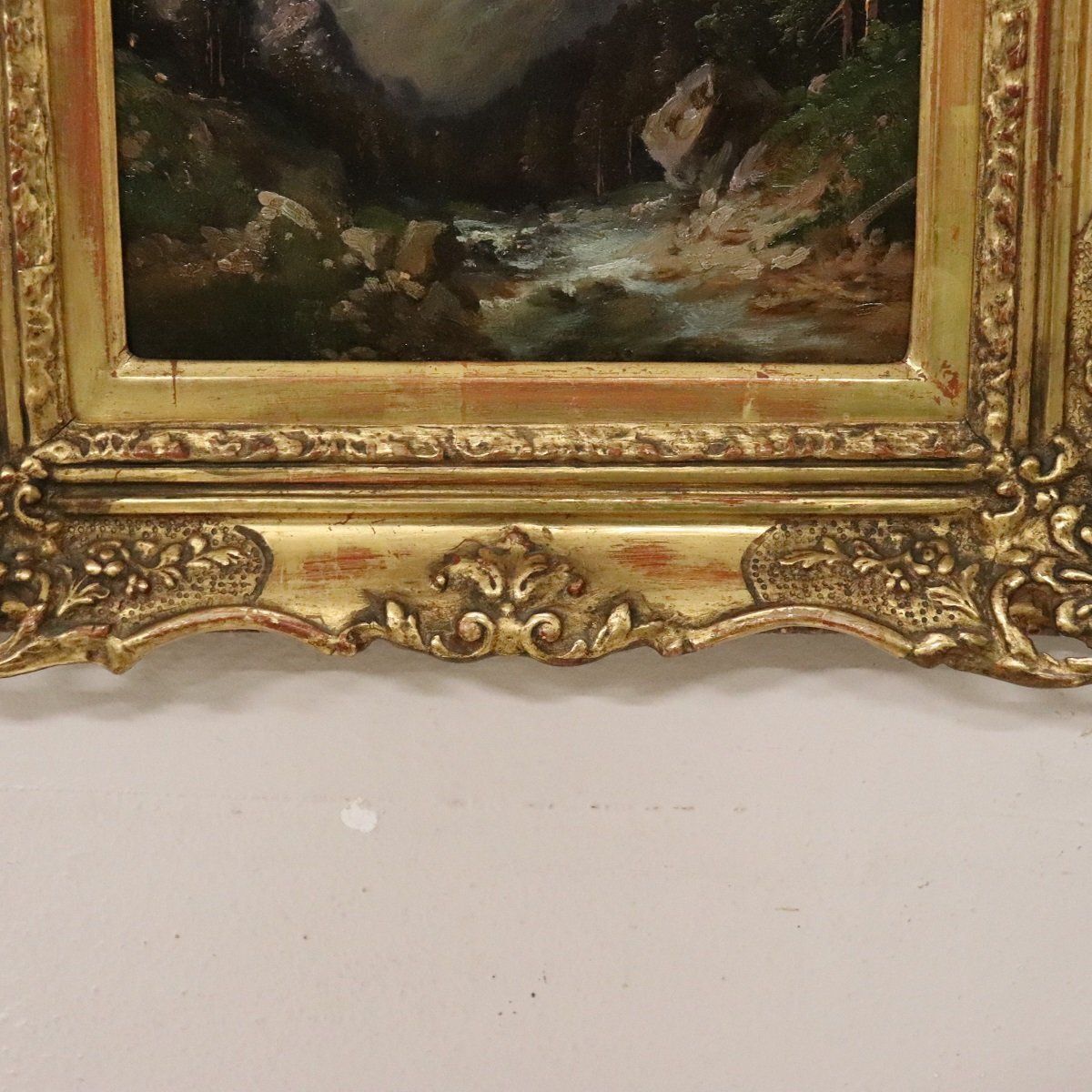 Mountain Landscape, Oil Painting On Board, 1972, Framed photo buy
