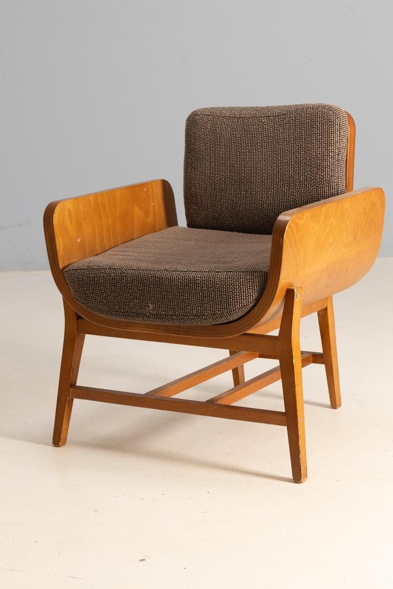 Set Of 4 Armchairs, 1970s, France photo for sale