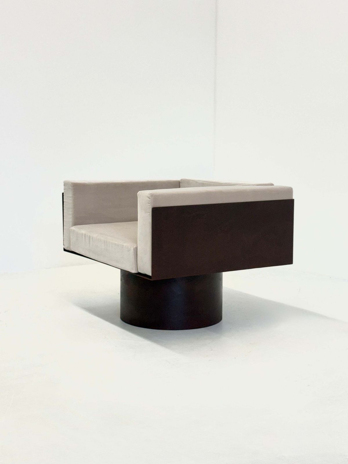 Sculptural Italian Metal Lounge Chair photo Furniture